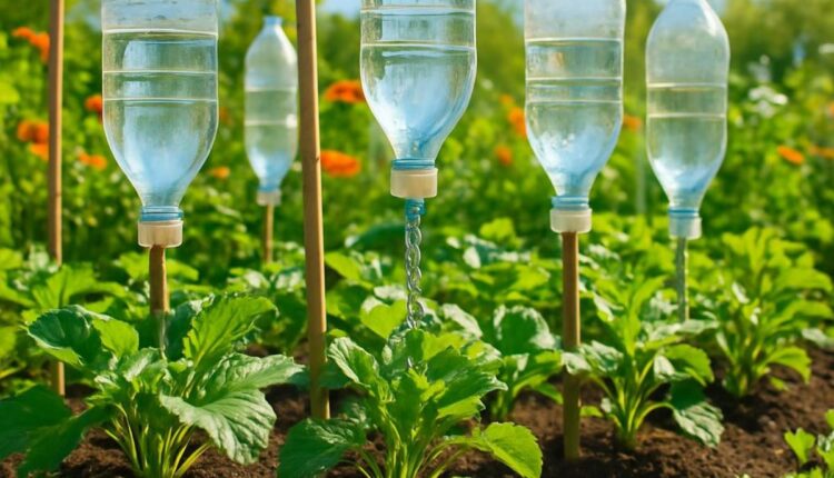 Sistema de Irrigação com Garrafa PET